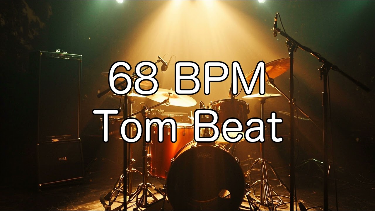 68 BPM Rock Tom Drum Beat - YouTube