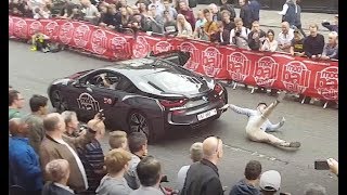 Guy Falls Off Roof Of Speeding Supercar at Modball Rally 2017