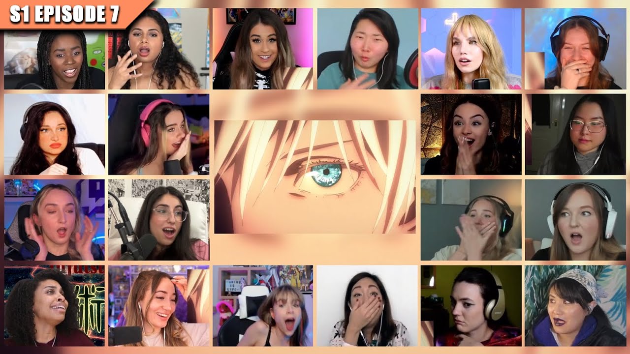 [Girls React] Jujutsu Kaisen Season 1 Episode 7 Reaction Mashup | 呪術廻戦