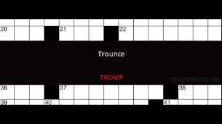 Trounce Crossword Clue Solution