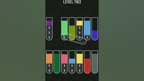 water sort puzzle level 1163 simple and easy