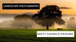 Landscape Photography | A Misty Morning on the Cheshire Plain
