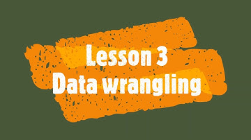 3: Data wrangling