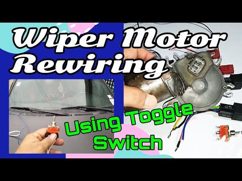 Wiper Motor l Replacement and Rewiring l Using Toggle Switch l - YouTube