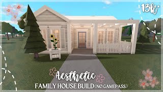13K! BLOXBURG; AESTHETIC FAMILY HOUSE BUILD, (NO GAMEPASS)!! 13K! BLOXBURG; AESTHETIC FAMILY HOUSE BUILD, (NO GAMEPASS)!!
