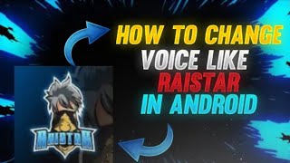 HOW TO CHANCE VOICE LIKE RAISTAR IN ANDROID (रैस्टर जैसे आवाज कैसे  बदले) screenshot 2