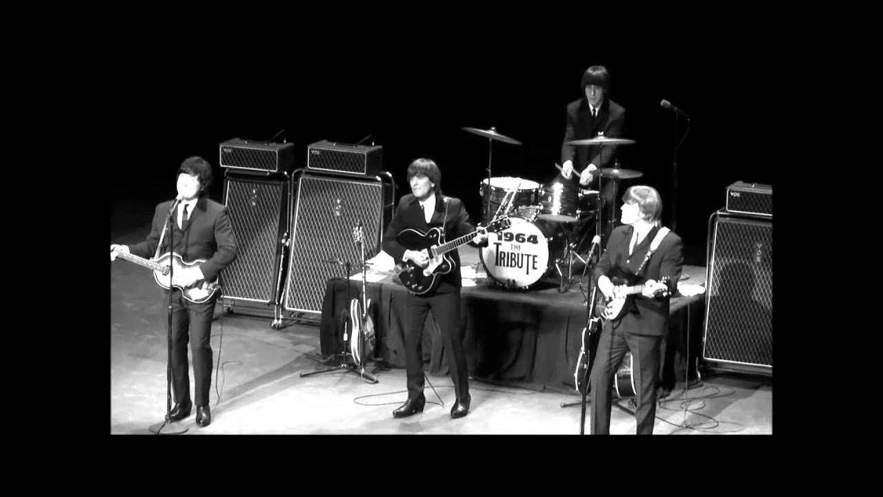 1964 The Tribute : Drive My car/Ticket to ride in black & White