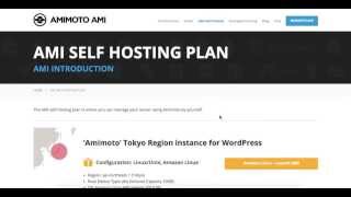 WordPress Powered by AMIMOTO 1-Click Launch