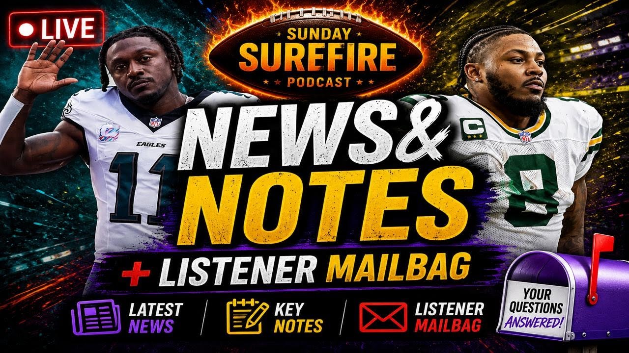 News & Dynasty Value Live Show | Sunday Surefire