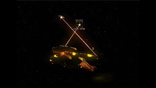 Star Trek Bridge Commander: Galor type 3 vs Klingon Birds of Prey