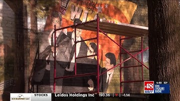 Florence muralist unveils long-awaited tribute to Shoals history