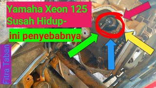 Yamaha Xeon 125 is hard to start - here's why