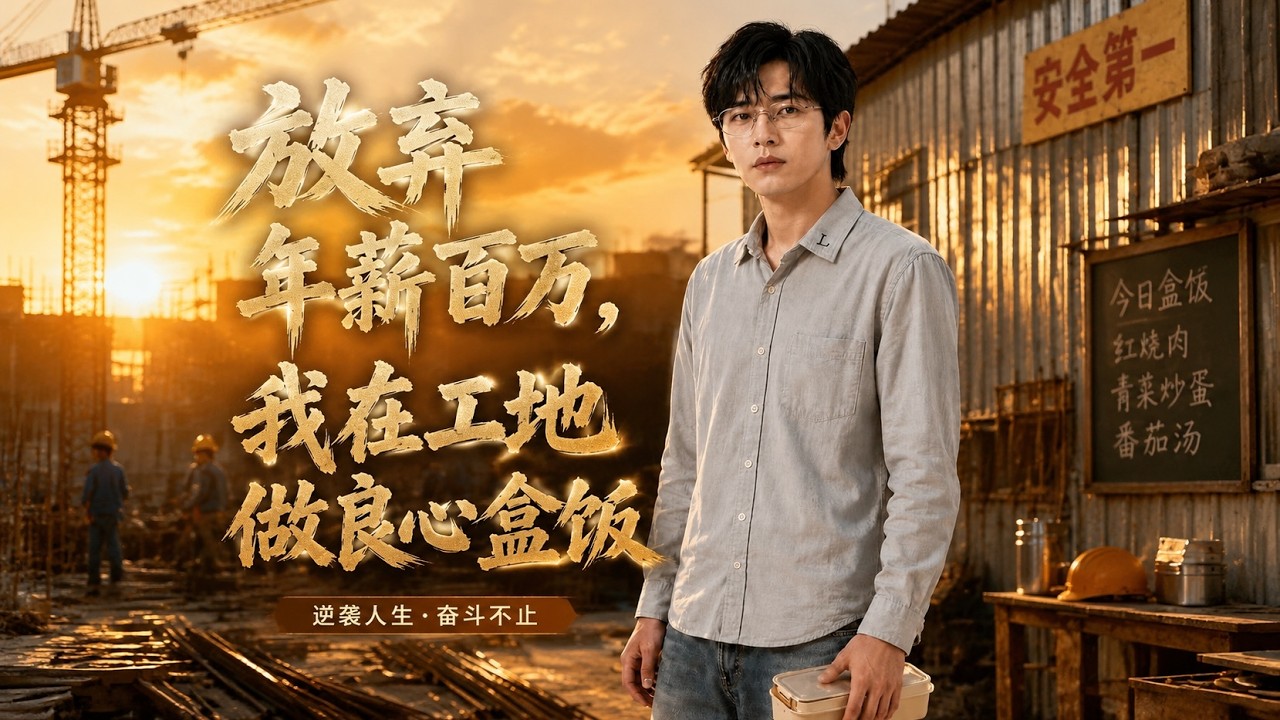 【高清全集】《放弃年薪百万，我在工地做良心盒饭》 #逆袭 #爱情 #甜宠 #反转 #热门短剧 #drama #爽剧 #電影 #精彩影视 #AI短剧