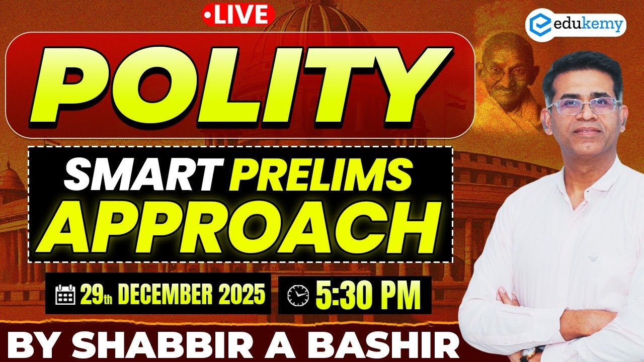 UPSC Prelims 2026 🚀 Polity LIVE Session | Score-Boosting Strategy - YouTube