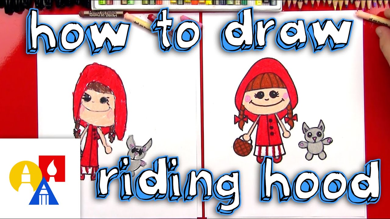 øjenbryn Beliggenhed Misbruge How To Draw Little Red Riding Hood - YouTube