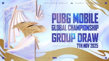 [EN] 2025 PMGC League Group Draw | PUBG MOBILE Global Championship