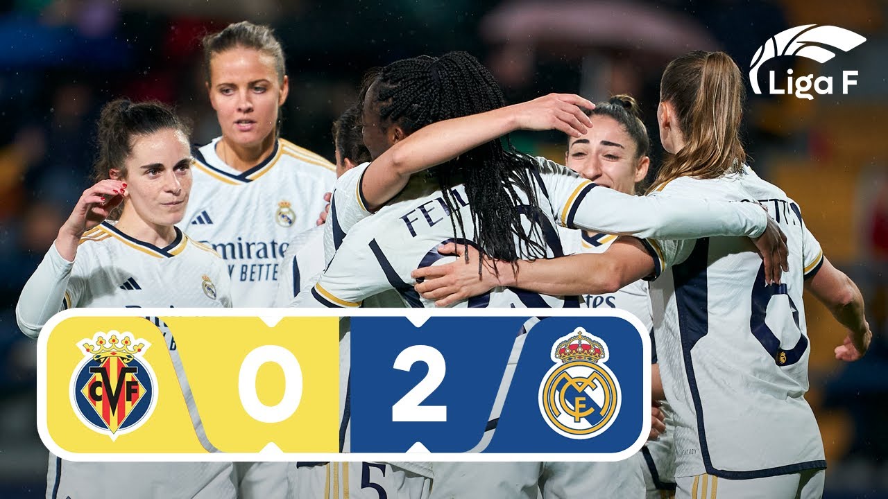 Resumen del Villarreal CF vs Real Madrid CF | Jornada 22 | Liga F - YouTube