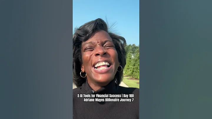5 AI Tools for Financial Success | Day 100 Adriane Mayes Billionaire Journey 7 #shorts #aitools2024