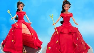 How to Make Disney Princess Elena of Avalor Doll Cake