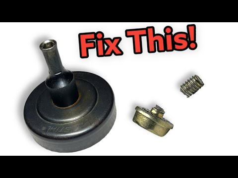 How To Remove & Replace The Captive Bolt On A Weed Eater Clutch Bell!