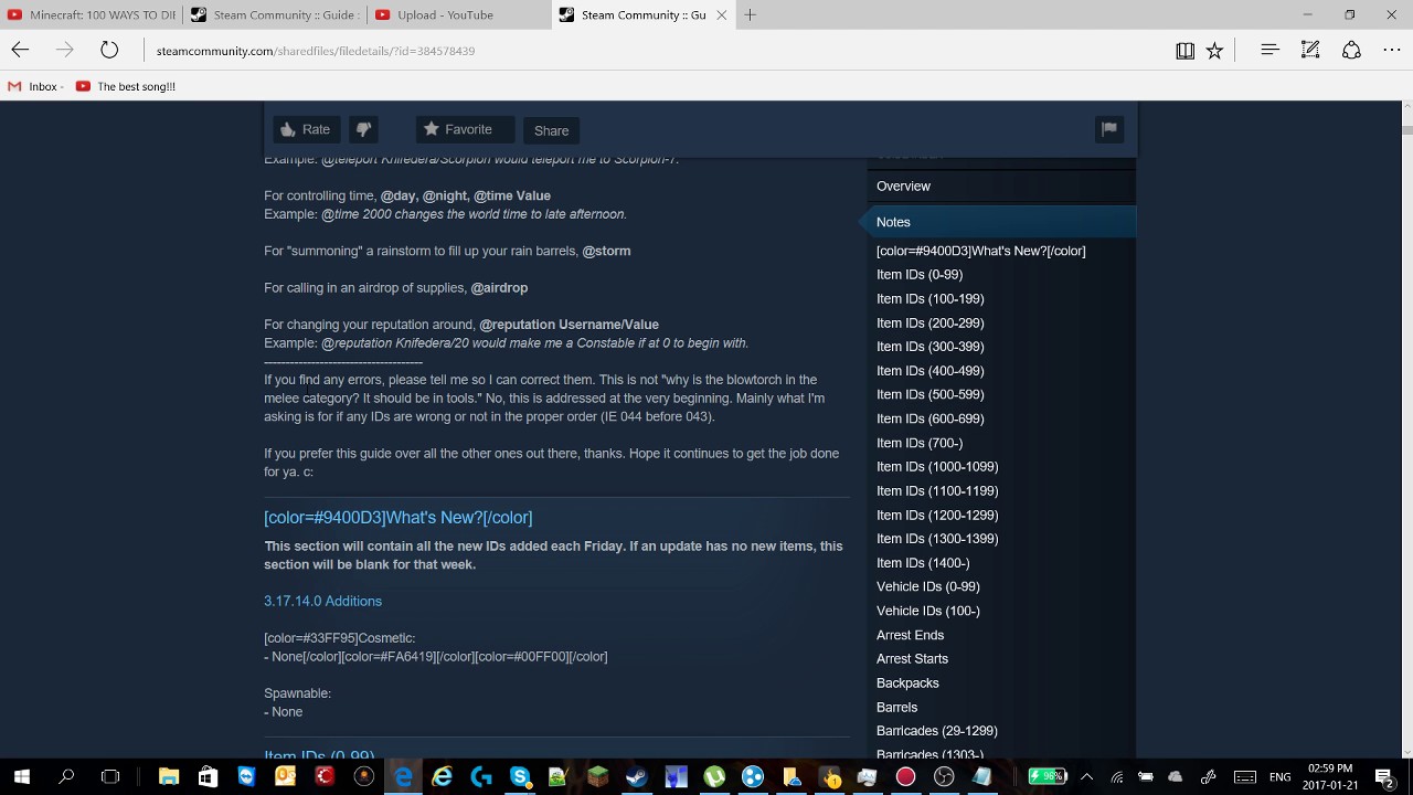 The best unternd Id list!!!!