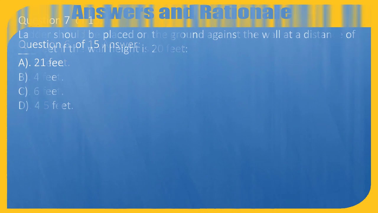 CTSafe - OSHA Quiz for Fall Protection