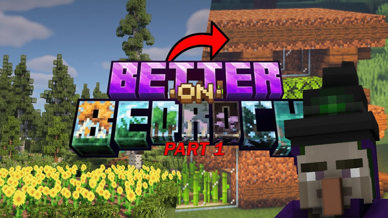 100 Days on Better on Bedrock - Minecraft #1 - YouTube