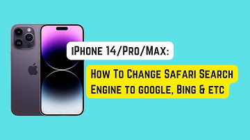 iPhone 14 Pro/Max: How To Change Safari Search Engine to Google/Bing/Yahoo/DuckDuckGo
