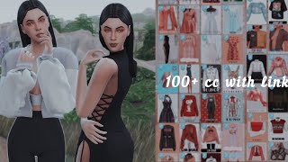 100+ female clothes, shoes + cc links | alpha + maxis match | sims 4 custom content