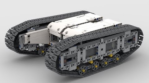 Lego Futuristic Unmanned Tank Vehicle | Alternate Build of Lego 42100 Liebherr R 9800 | BrixBuild