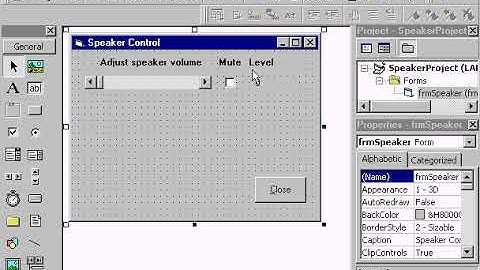 VB6 Speaker Project Using Control Arrays