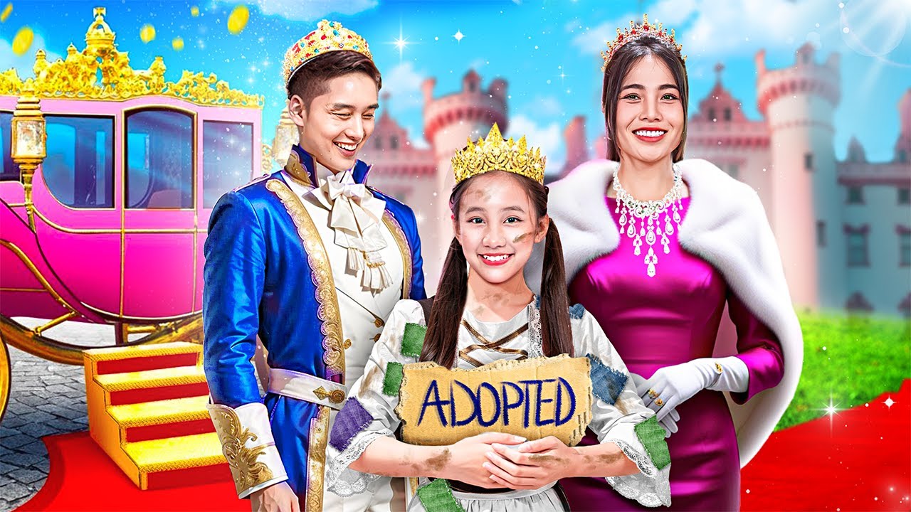 Fille Pauvre A Été Adoptée Par Une Famille Royale ! Princesse Riche Vs Princesse Pauvre