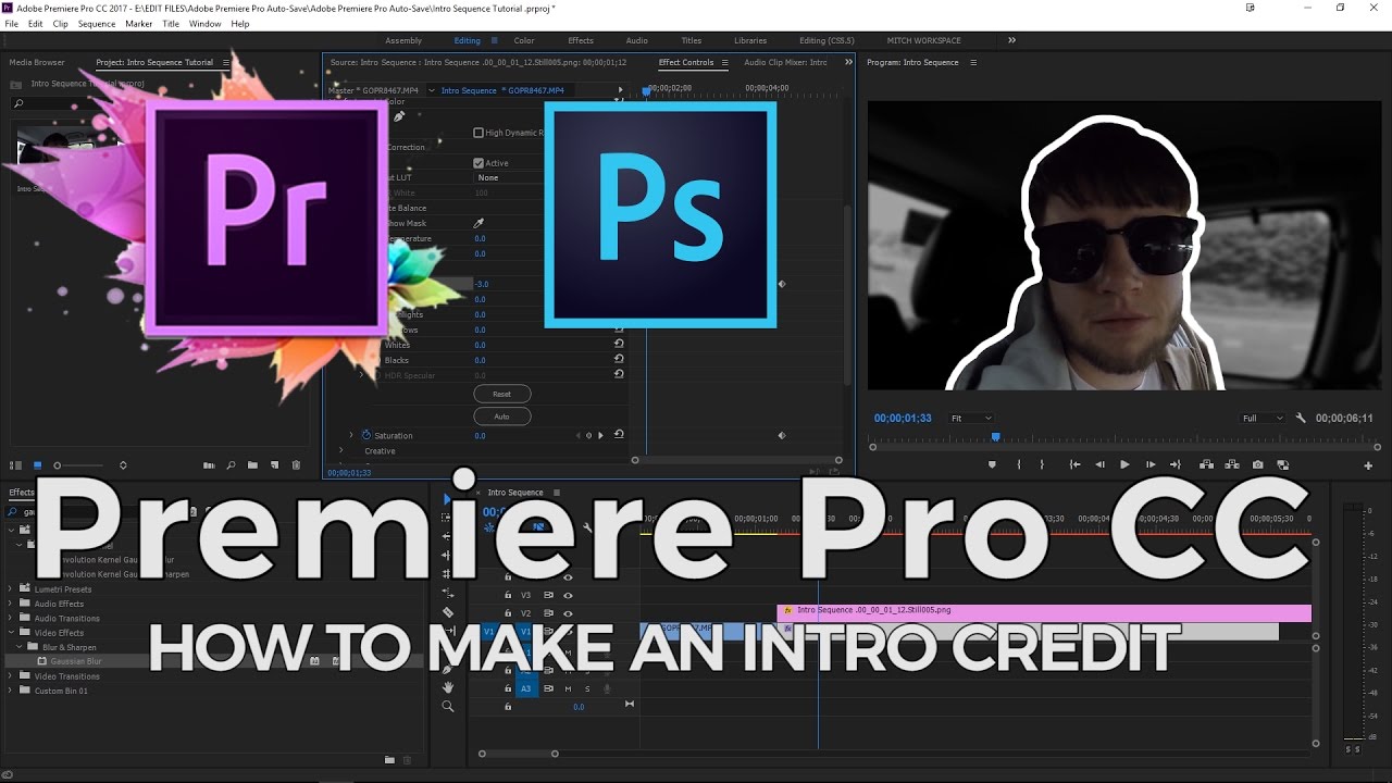 adobe premiere pro youtube intro template