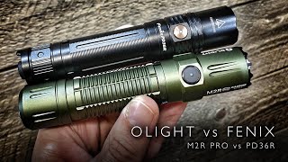 Olight M2R Pro vs. Fenix PD36R