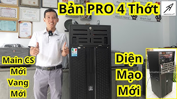Loa Kéo Điện Tủ Đứng 4 Tấc Đôi Công Suất Lớn 4 Thớt. Dàn Âm Thanh Karaoke Gia Đình SHUBOSS D1750 Pro