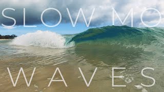 12 Slow Motion Ocean Waves | 3 HOUR Relaxing Background Screensaver Video in HD