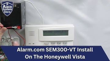 Alarm.com SEM300-VT Communicator Installation And Activation On Honeywell Vista Alarm System