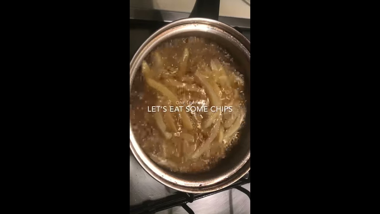 Frying chips - YouTube