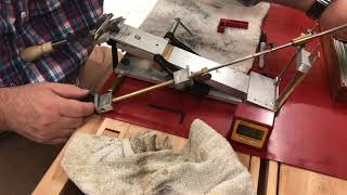 Sharpening a wood chisel to 100K grit