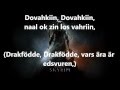 Skyrim dragonborn song swedish lyrics