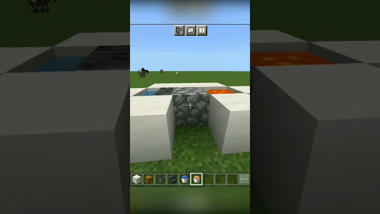 Infinite Cobblestone Glitch🤩 #minecraft #shorts