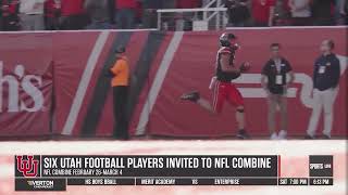 Six Utah Football Players Invited To NFL Combine