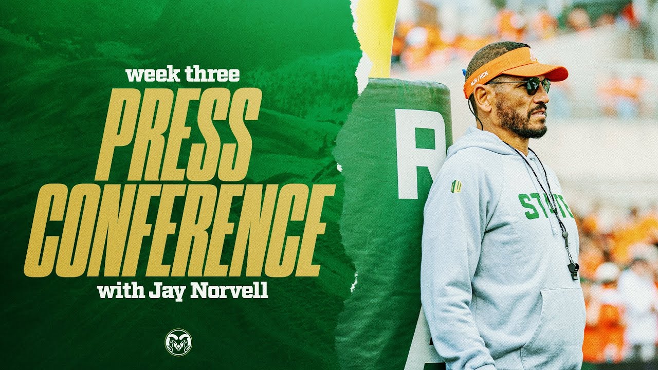 Colorado State Football: Jay Norvell Weekly Press Conference - Week 3 (2025)