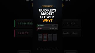 UUID Keys Made It Slower. Why — A Backend Interview Question