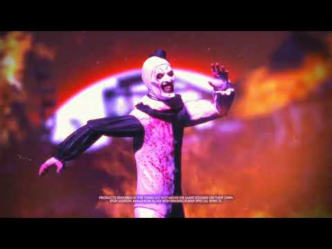NECA - Terrifier 2 - Ultimate Art the Clown 7" Scale Action Figure (Blood Splattered) - Stop Motion!