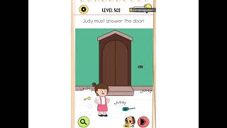 Brain test 4 level 502 Walkthrough Solution