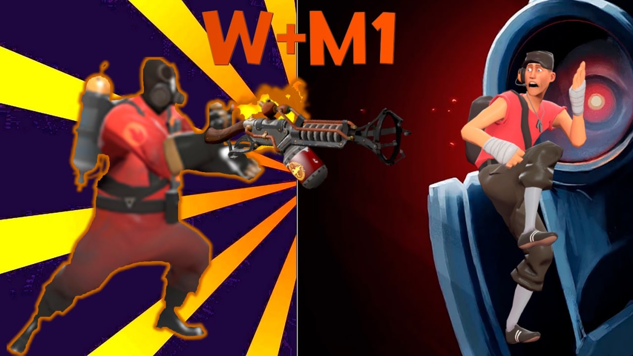 [TF2] Сыграл за W+M1 шизойда