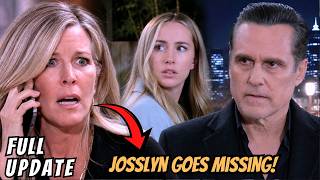 GH Full Update - Carly PANICS as Josslyn Goes Missing — Is Brennan Behind a Revenge Plot?