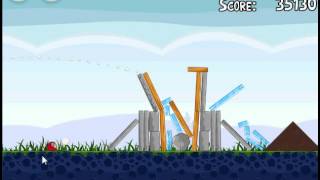 Level 1-5 : Angry Birds 3 Stars Walkthrough (Tips in the description) screenshot 3