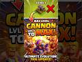 Noob to Pro CANNON 🔥 Lv1 → MAX Upgrade🤯
